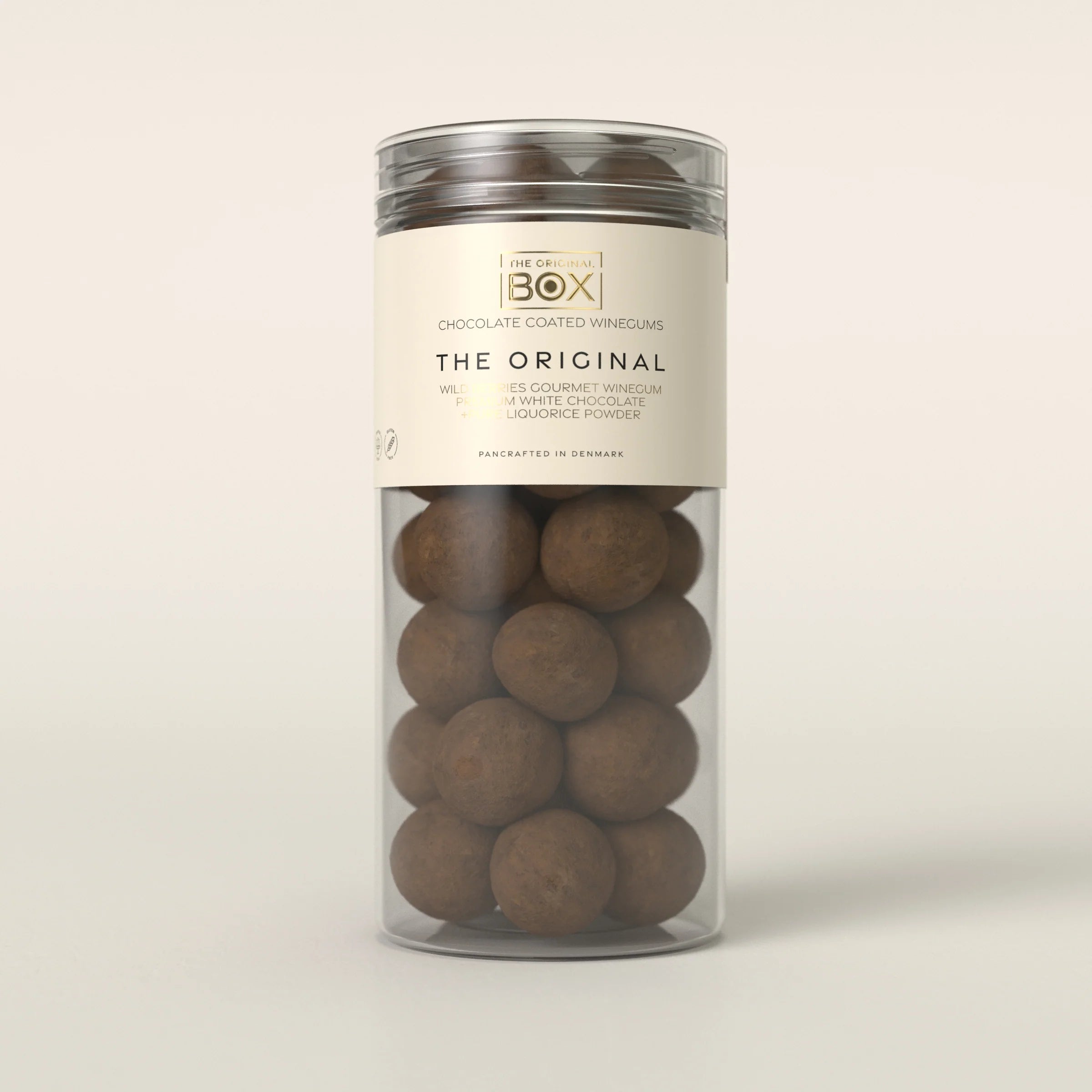 Box The Original gourmet vingummi med skovbær lakrids og blød chokolade – køb hos Butik Alrum