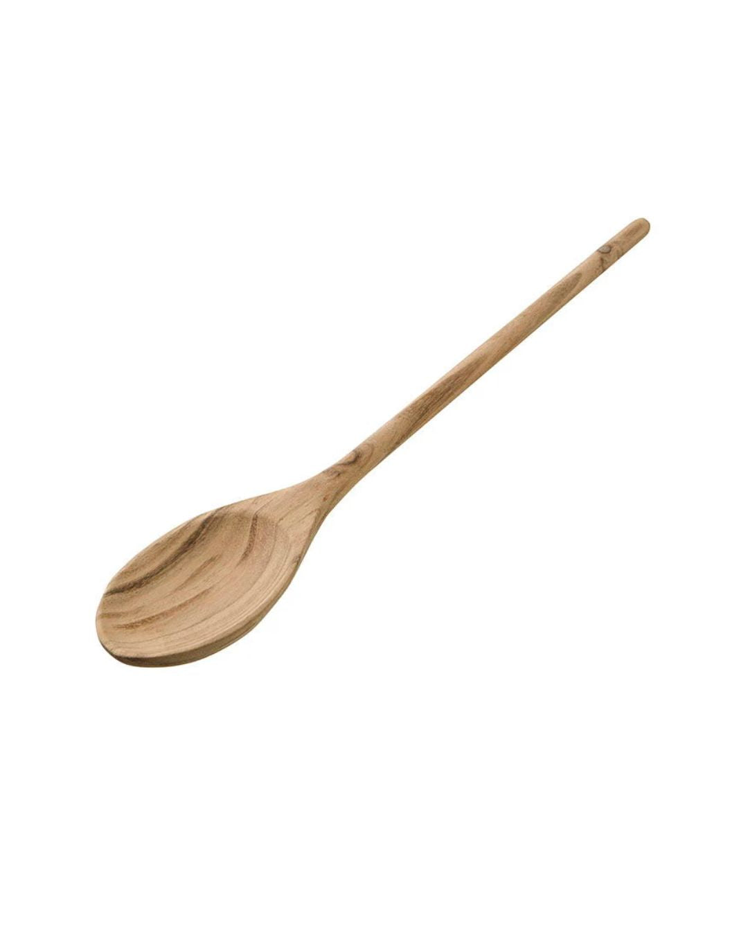 Håndskåret træske i akacietræ fra Bungalow's Caya-serie, perfekt til madlavning og servering