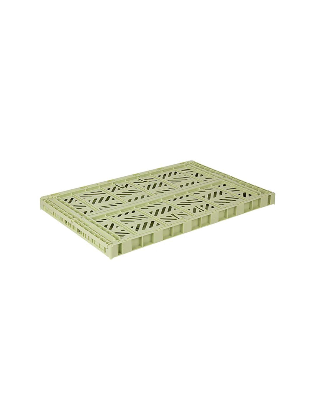 Aykasa Maxi foldekasse, lime cream i moderne design, perfekt til opbevaring af større genstande i hjemmet.