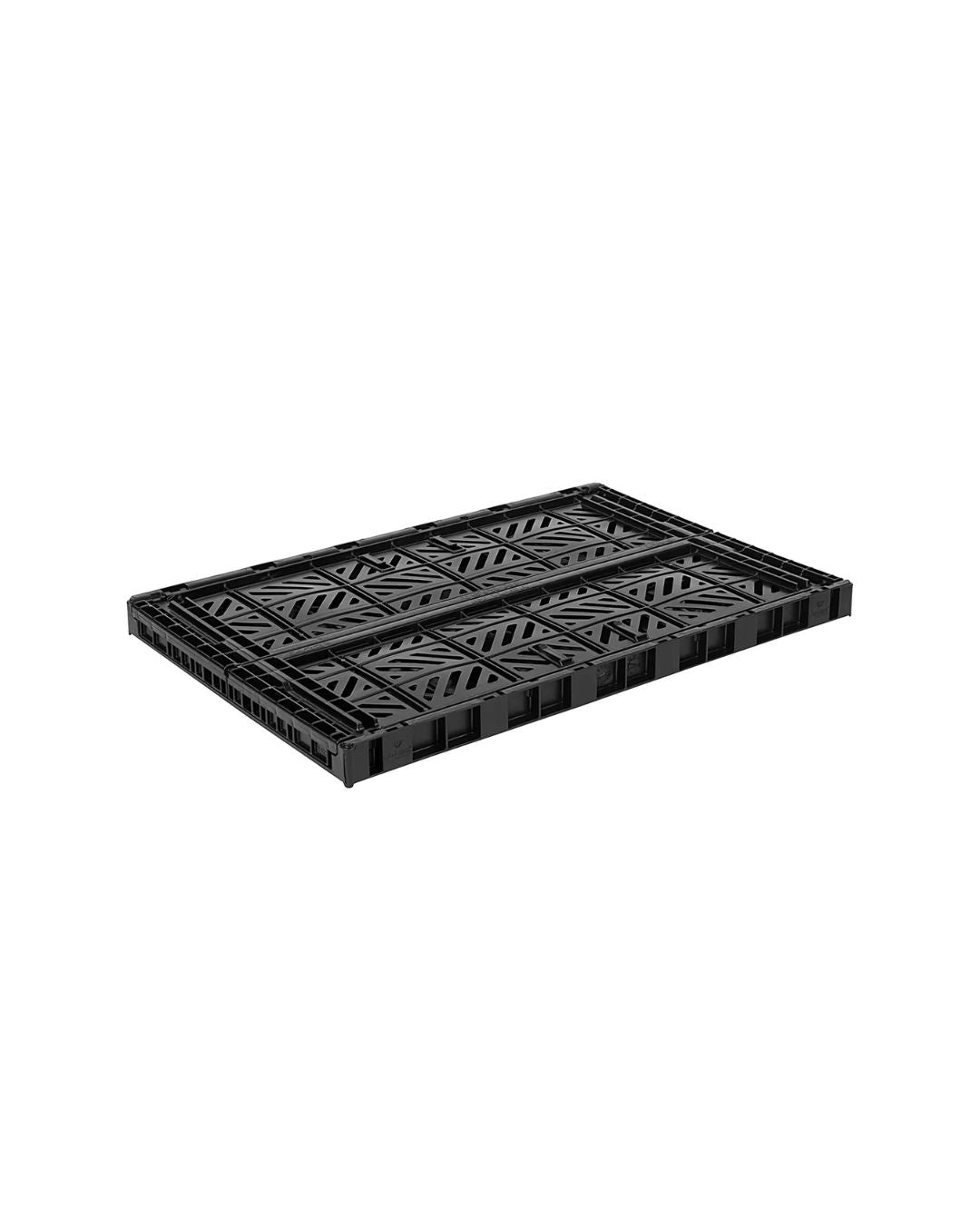 Aykasa Maxi foldekasse, sort i moderne design, perfekt til opbevaring af større genstande i hjemmet.
