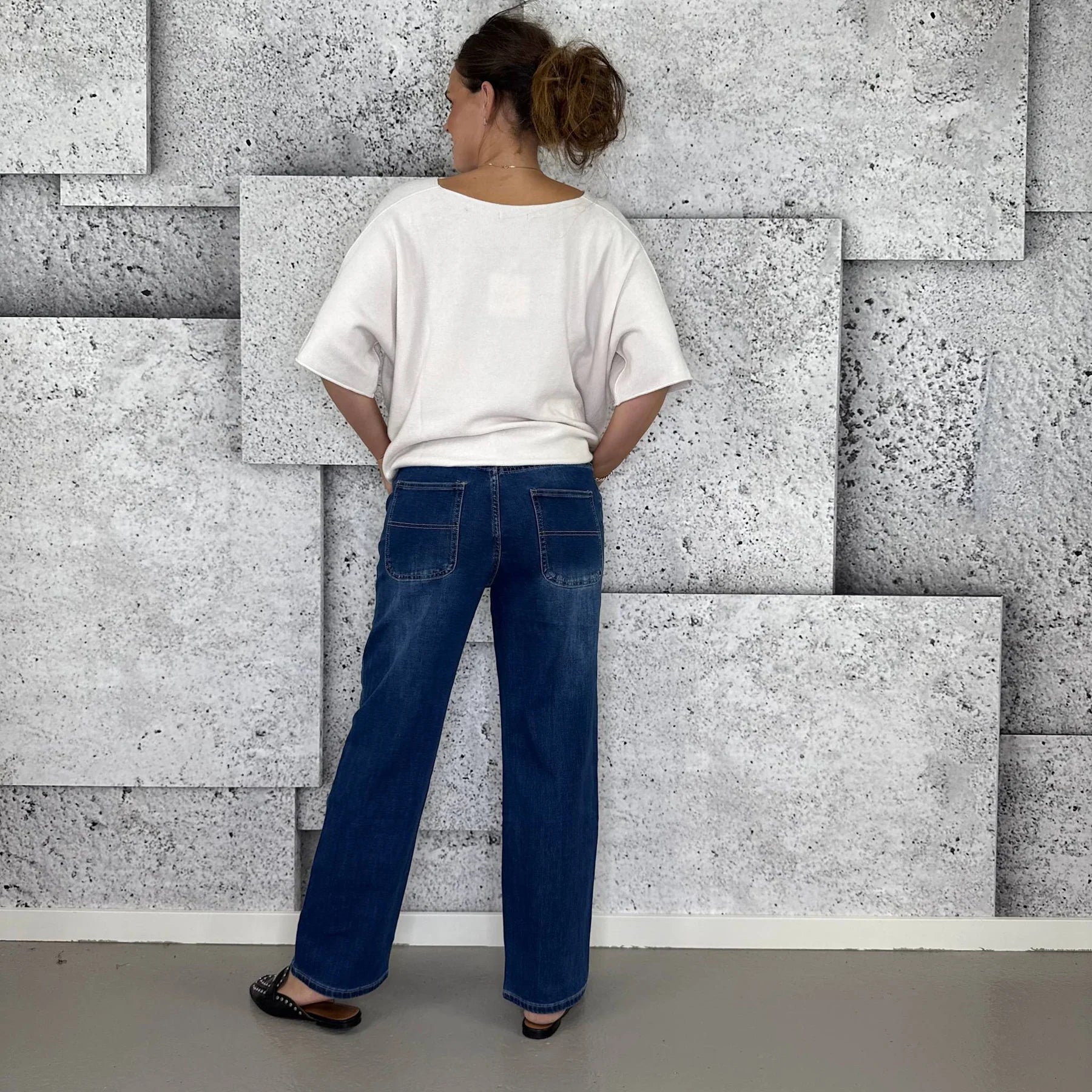 Blå denim jeans til kvinder fra Cabana Living – køb hos butikalrum.dk