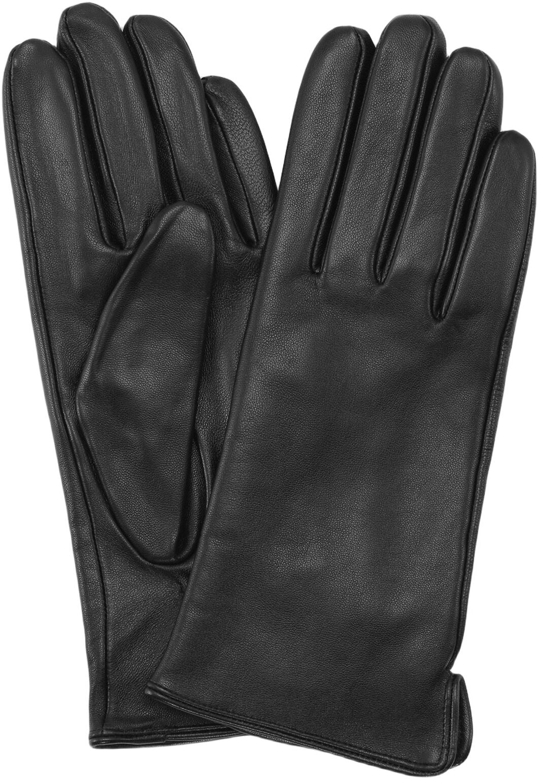 Classic Leather Gloves fra Sui Ava i Black, elegante handsker i blødt fåreskindslæder med varmt for – køb hos butikalrum.dk.