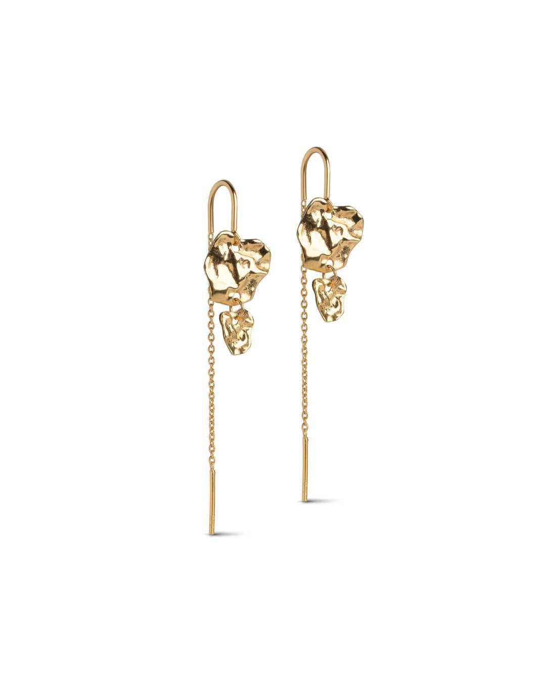 Kim øreringe fra enamel