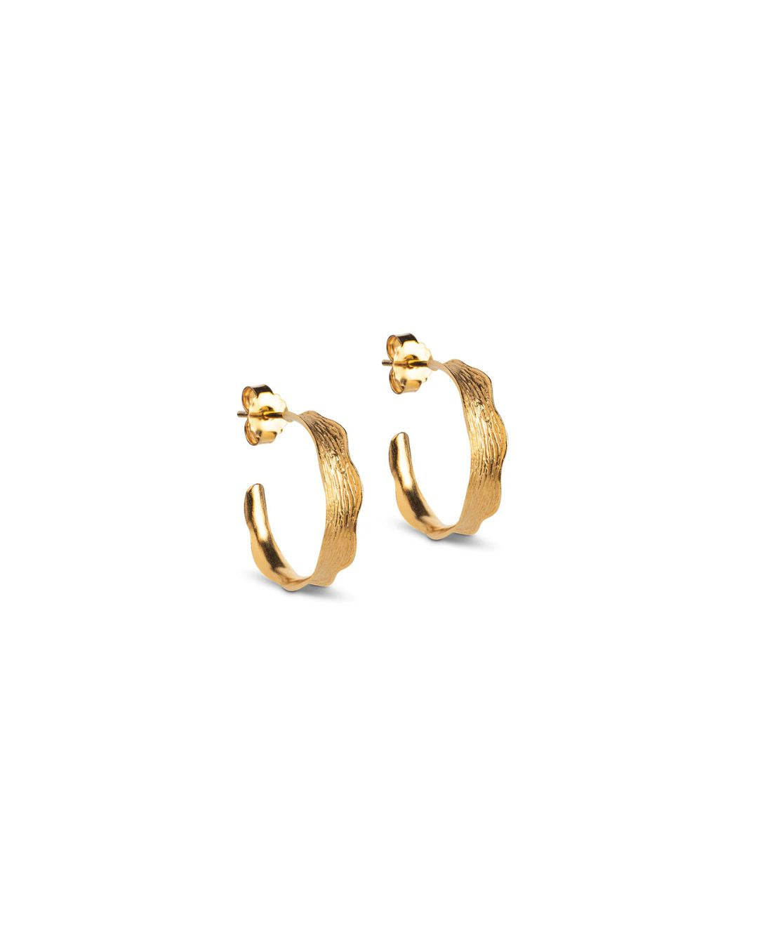 Enamel Ane hoops i sølv