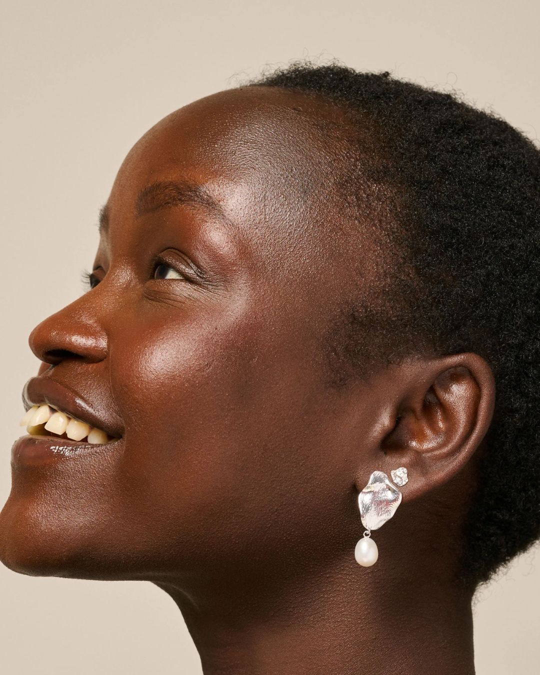 enamel ørestikker rio, sølv