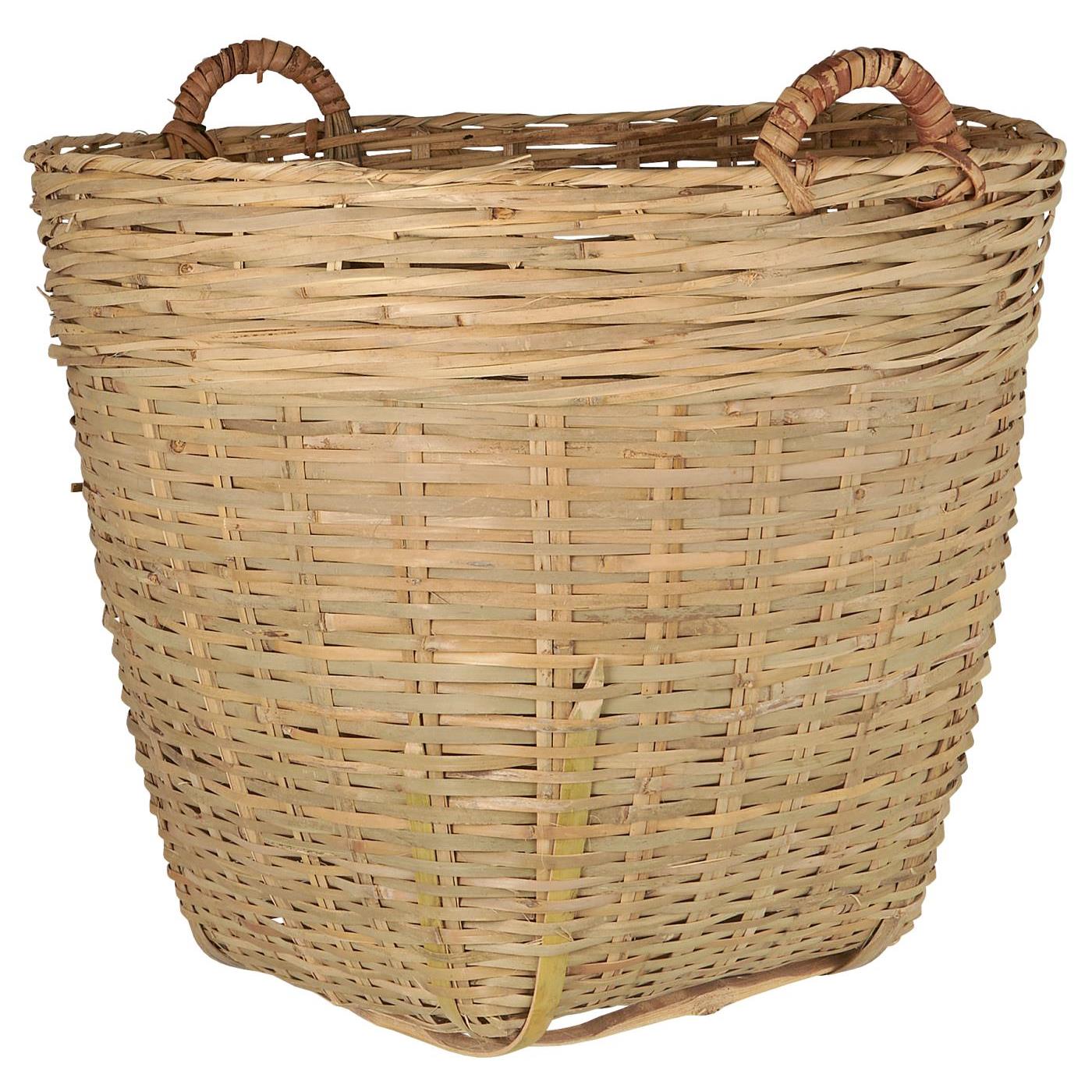 Bambus fletkurv 55 x ø60 cm – køb hos butikalrum.dk
