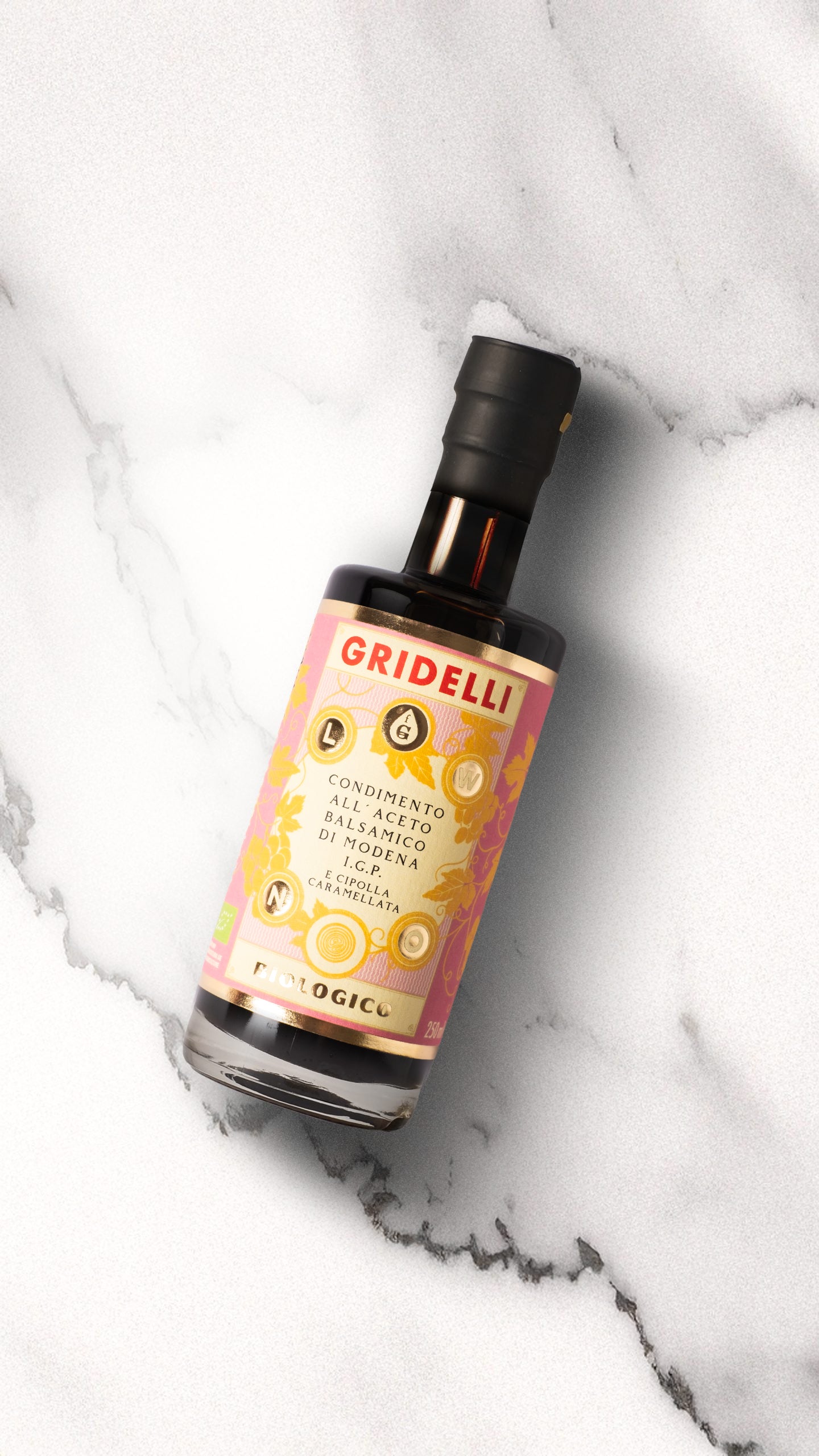 Gridelli balsamico med karamelliseret løg 250 ml – køb hos butikalrum.dk