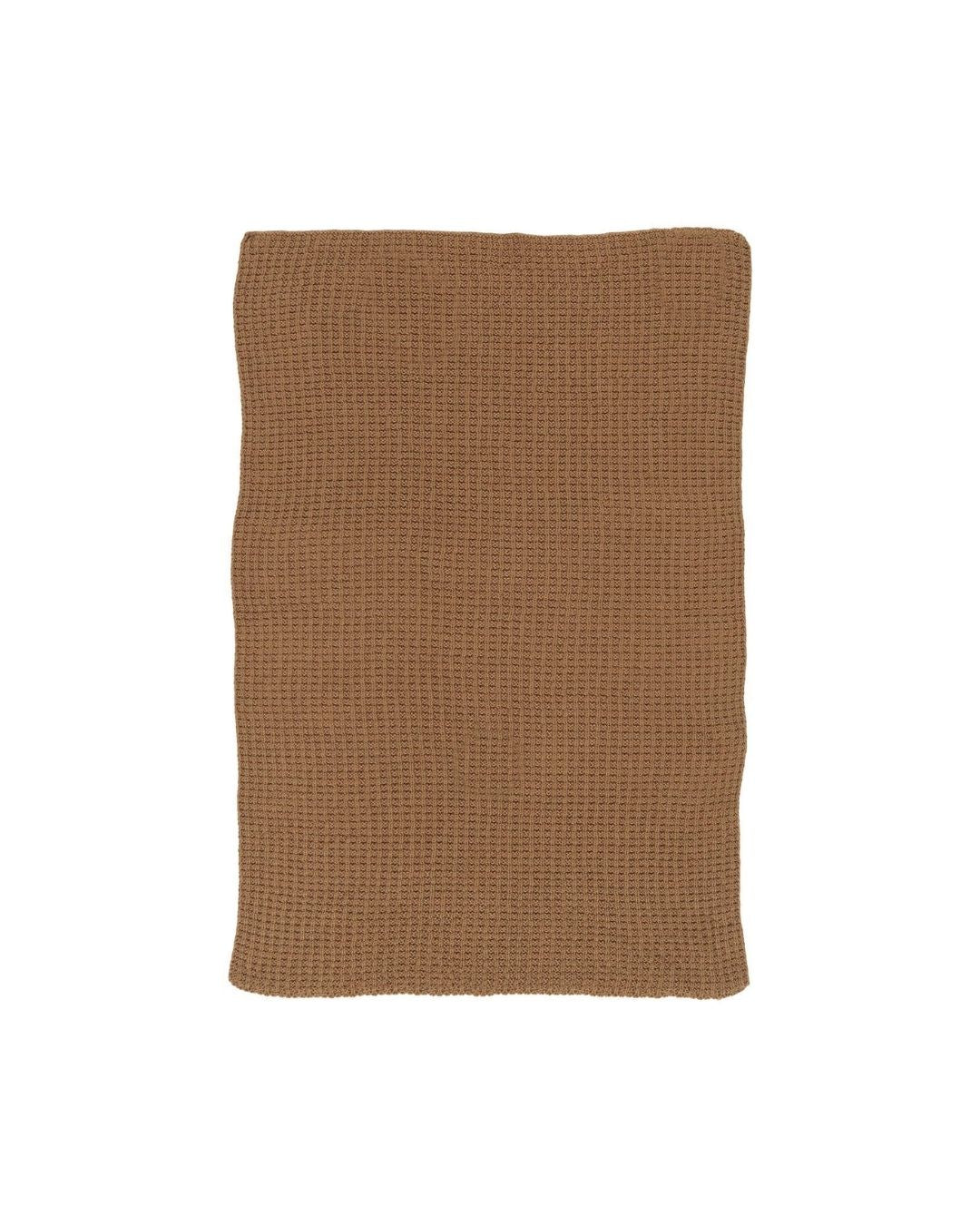 brunt strikket køkkenhåndklæde med høj sugeevne og elegant design, perfekt til et stilfuldt køkken.