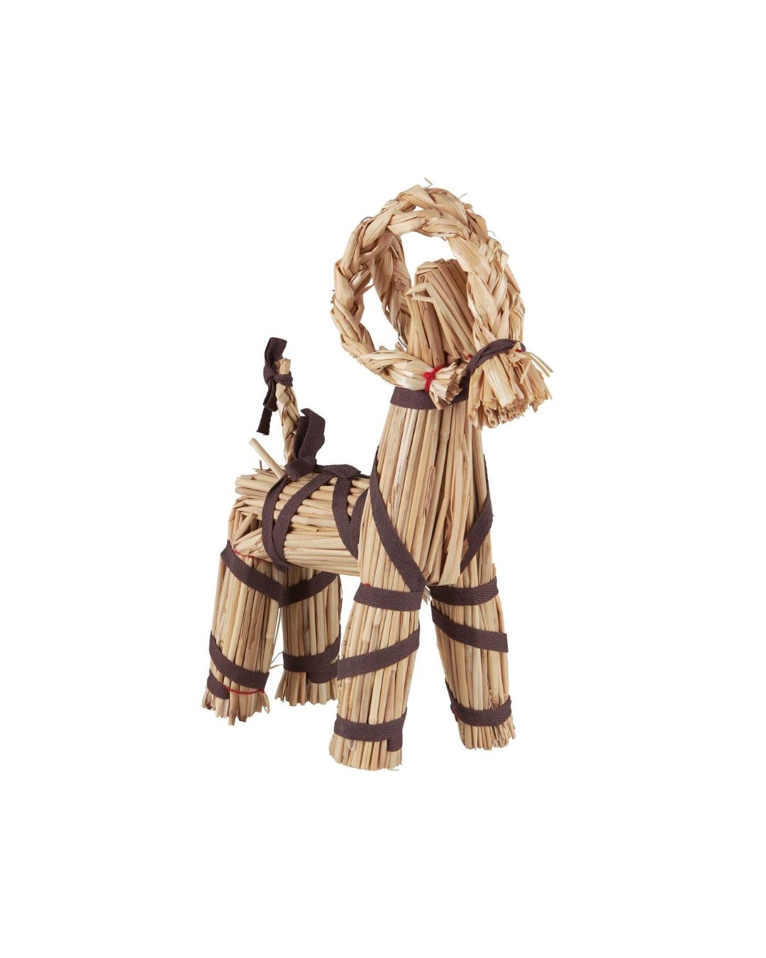 Julebuk i halm, klassisk skandinavisk julepynt