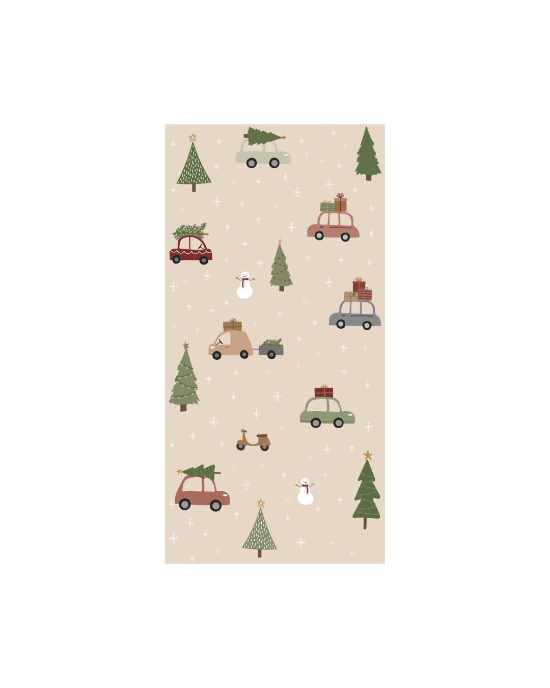 juleservietter med søde julemotiver, perfekt til at skabe hygge ved bordet i de kolde måneder.