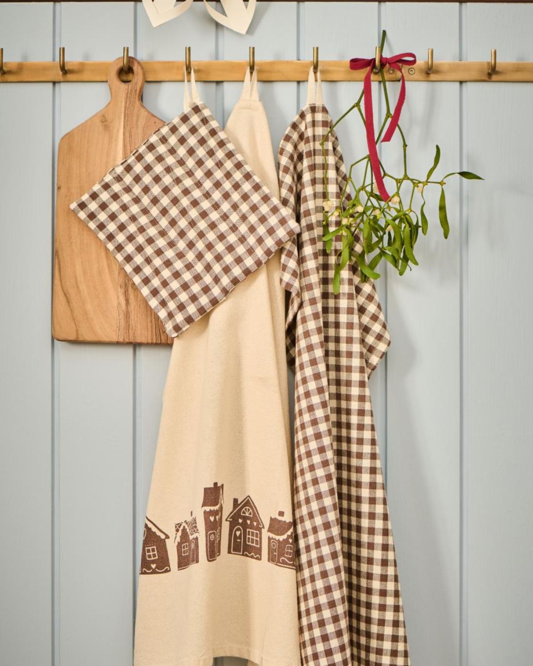 Dekorativt viskestykke i 100% bomuld, 50x70 cm, perfekt til at matche med andre viskestykker fra Butik Alrum.