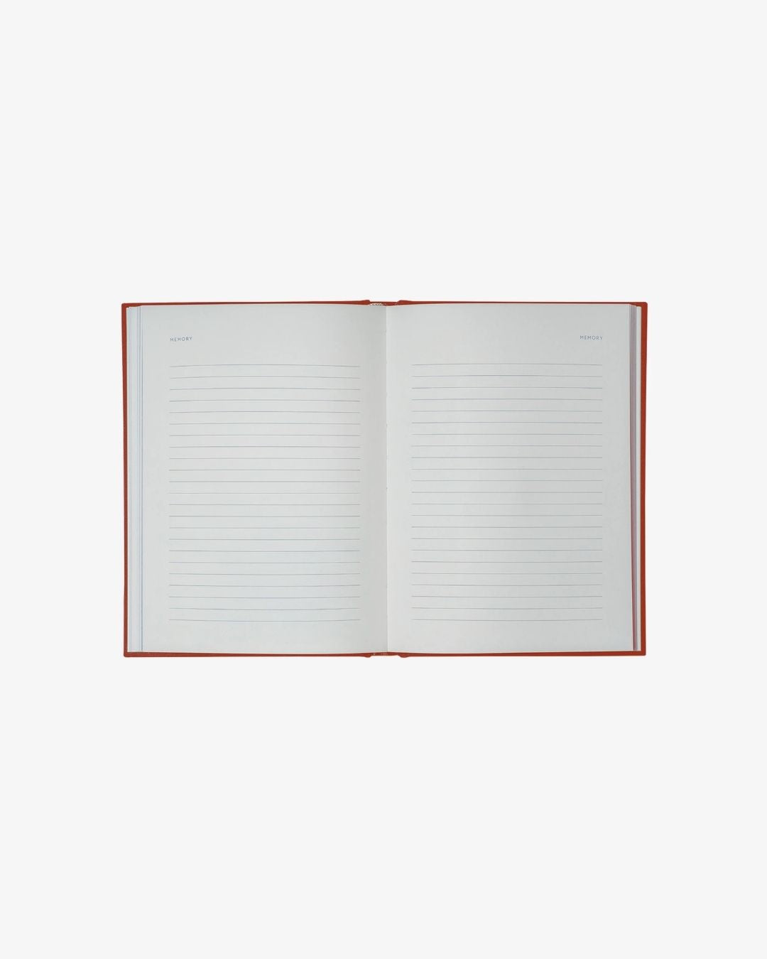 Omsorg Journal – beige, stofindbundet guidet notesbog til daglig refleksion og selvomsorg.