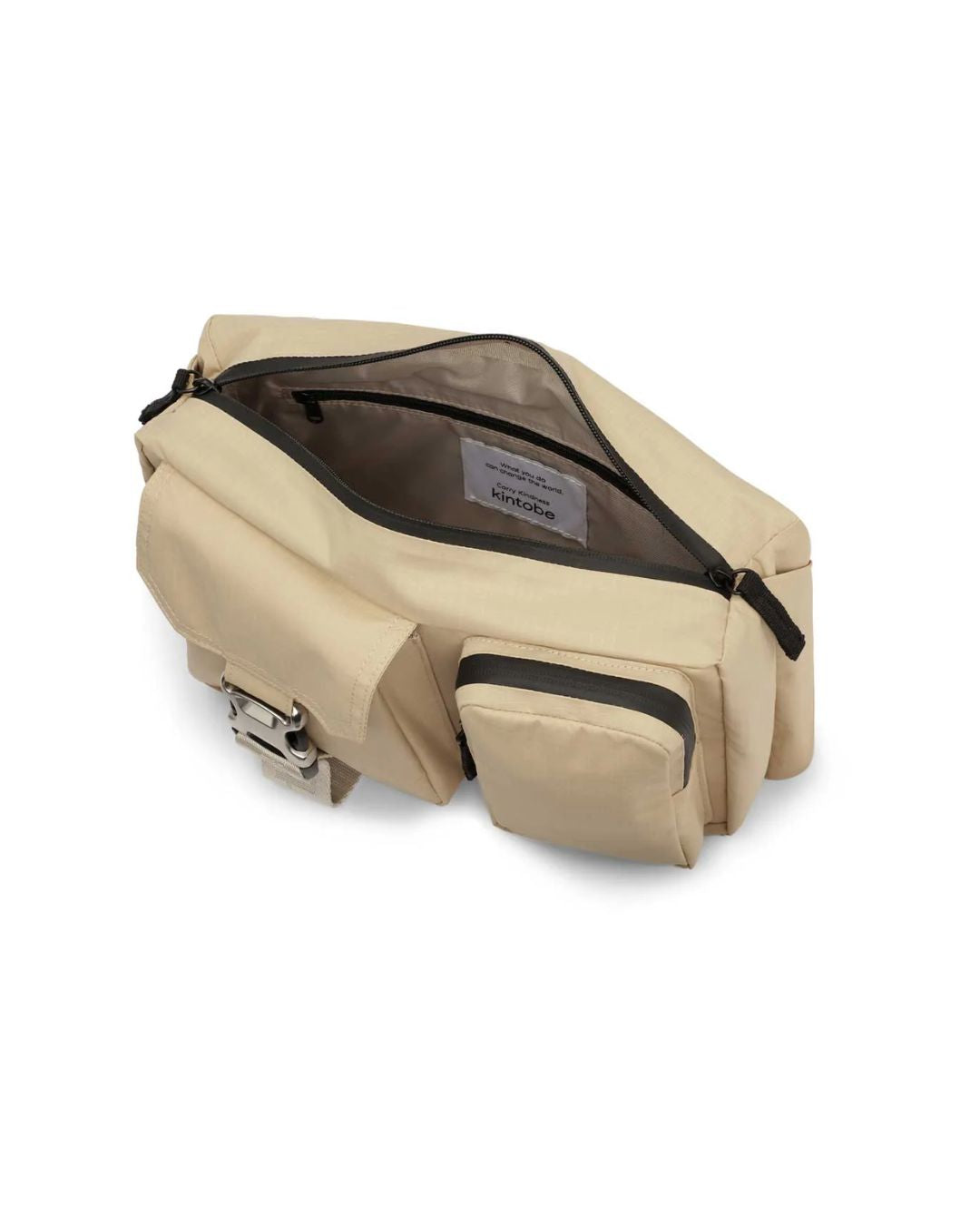 Rummelig bæltetaske LUCA med forlommer, ideel til opbevaring af daglige nødvendigheder og ekstra tøj, perfekt til byture.