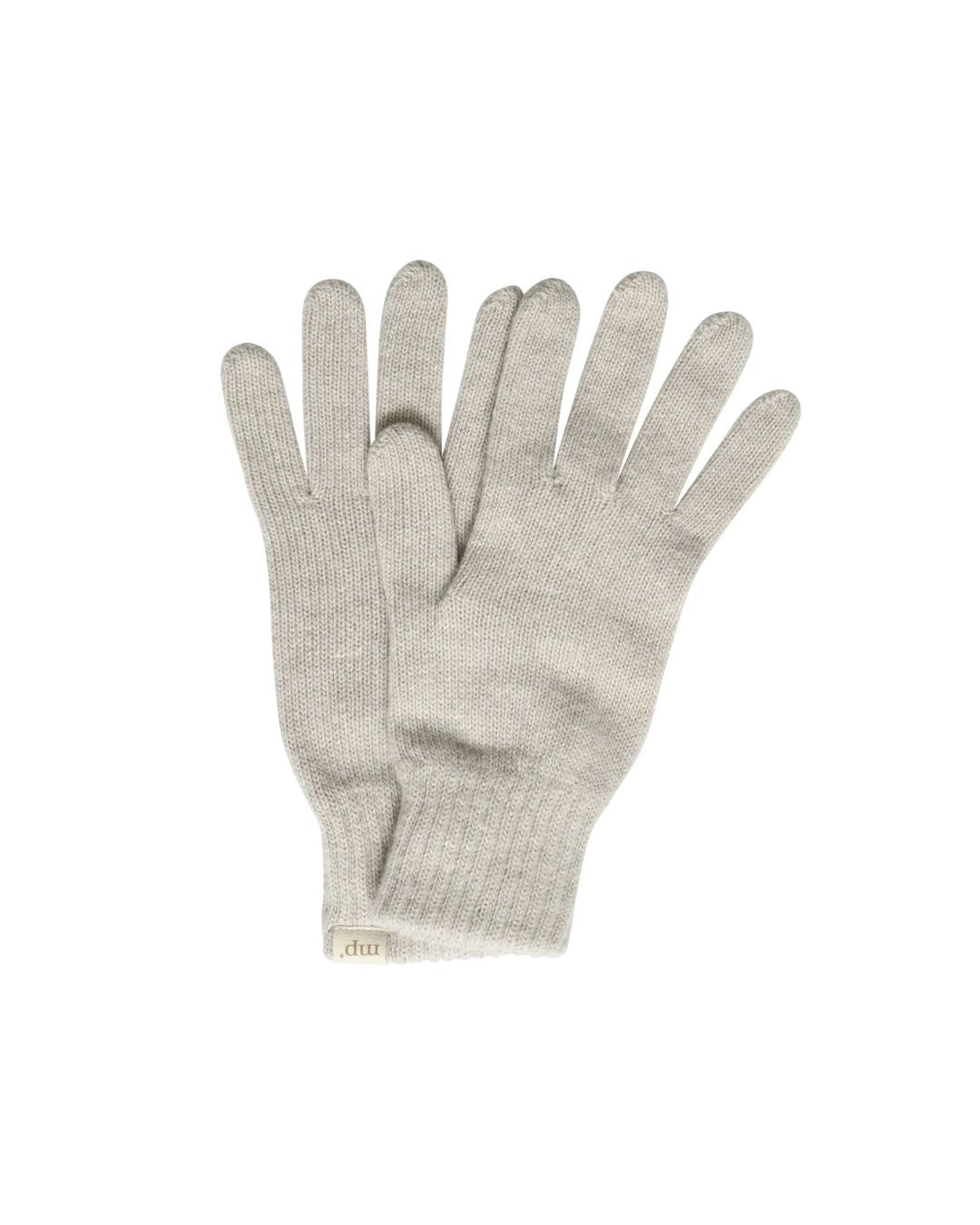 Bløde strikhandsker fra MPwoman, i viskose og uld, med cashmere.