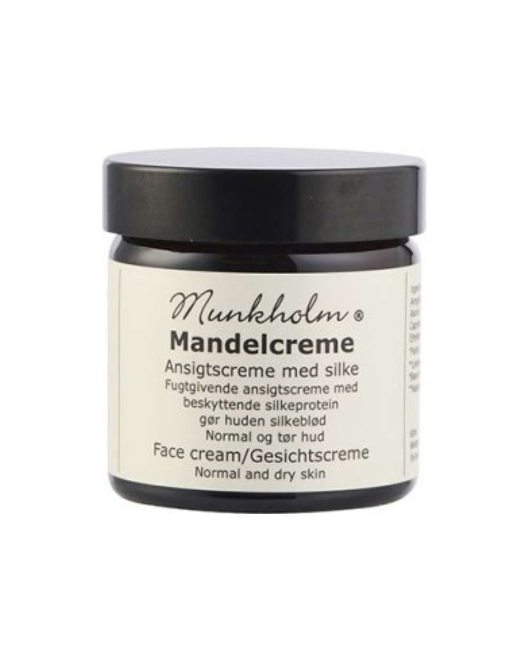 Munkholm - Ansigtscreme, Mandel creme 60ml. - Butik Alrum