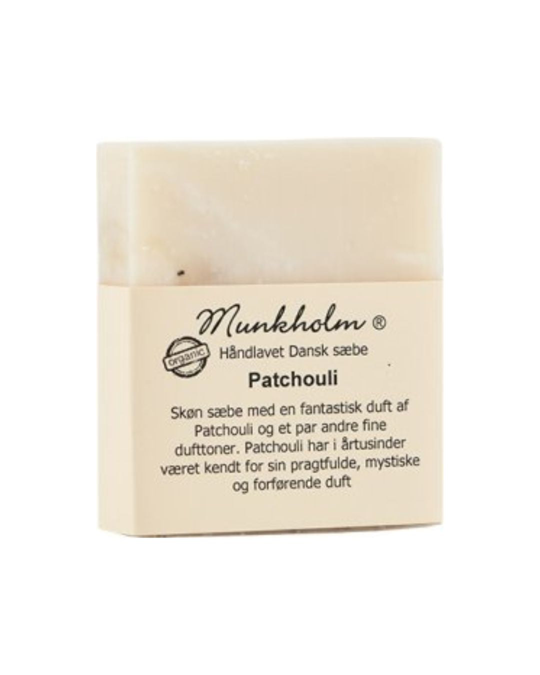 munkholm sæbebar med duften parchouli