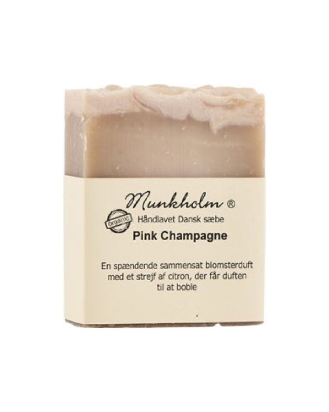 Munkholm sæbebar med duften Pink Champagne