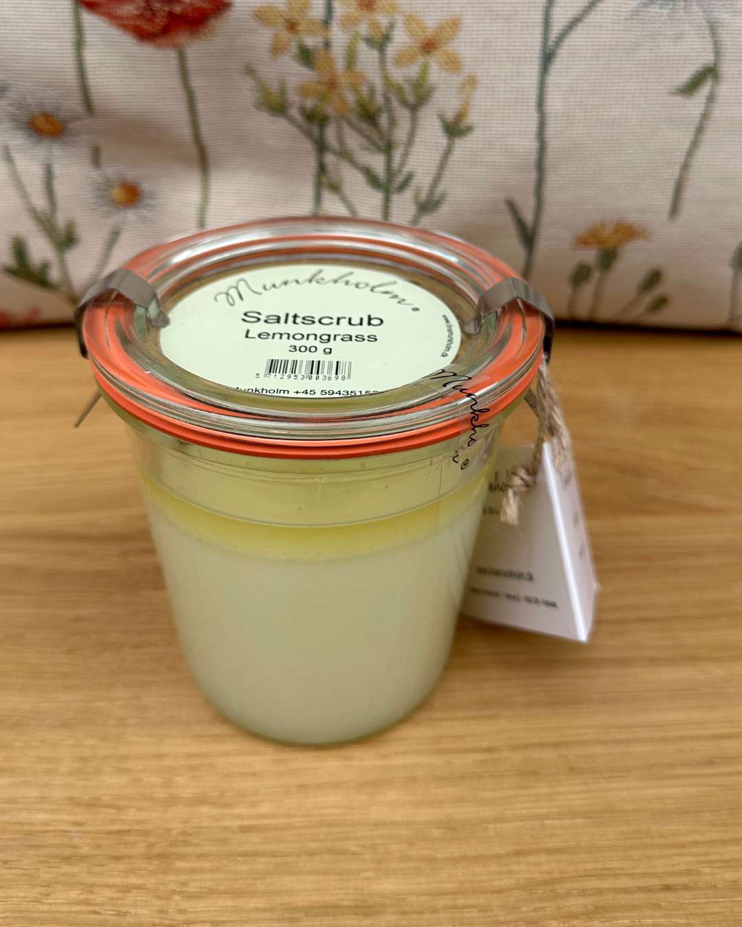 Munkholm - Saltscrub, 300gr. - Lemongrass. - Butik Alrum