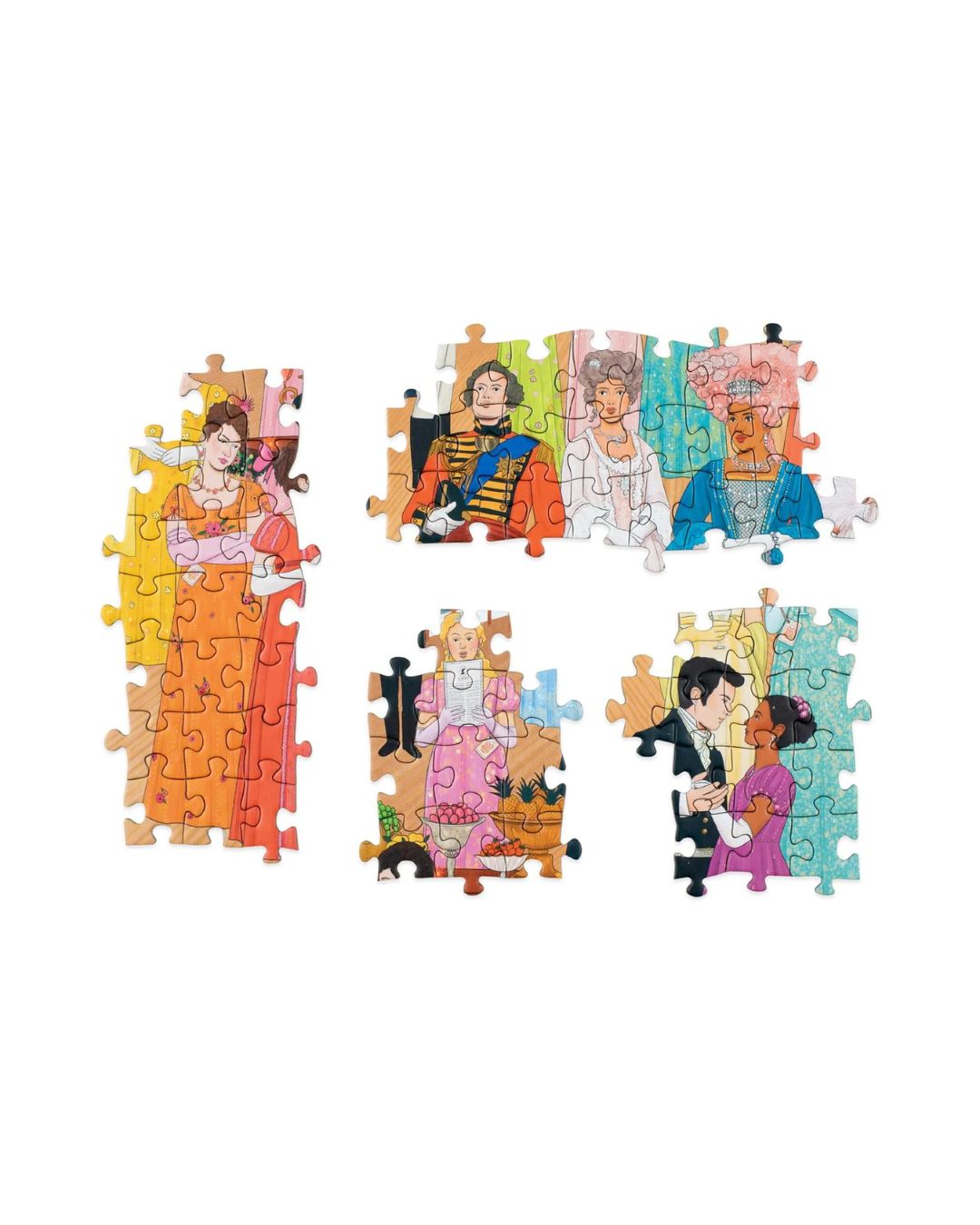 The World of Bridgerton – 1000-brikkers puslespil med en smuk illustration inspireret af Netflix-serien Bridgerton. Perfekt til fans af historisk romantik og puslespil.