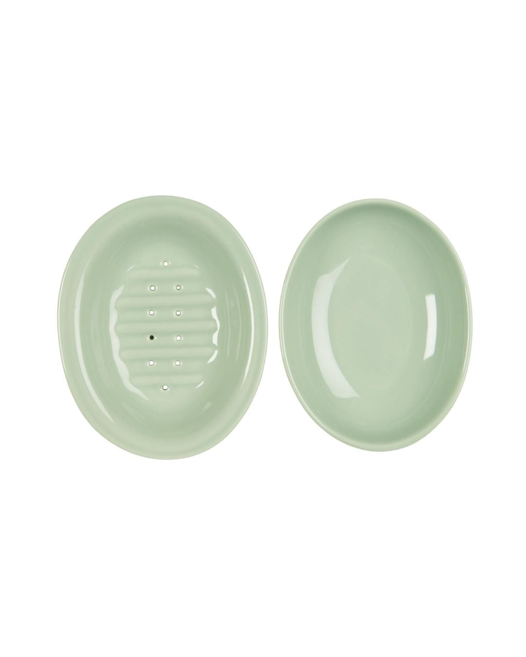 Sæbeskål i to dele fra Ib Laursen, praktisk og dekorativ, 12 x 15 cm.