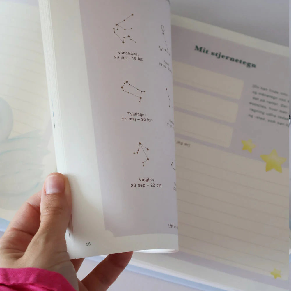 Bogen om mit liv af All By Voss – udfyld selv-bog til voksne med plads til minder, historier og billeder, hardback med soft touch, 132 sider