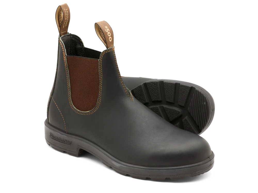 Blundstone Originals #500 Chelsea Boot i premium læder med elastiske sider og høj komfort – køb hos butikalrum.dk.