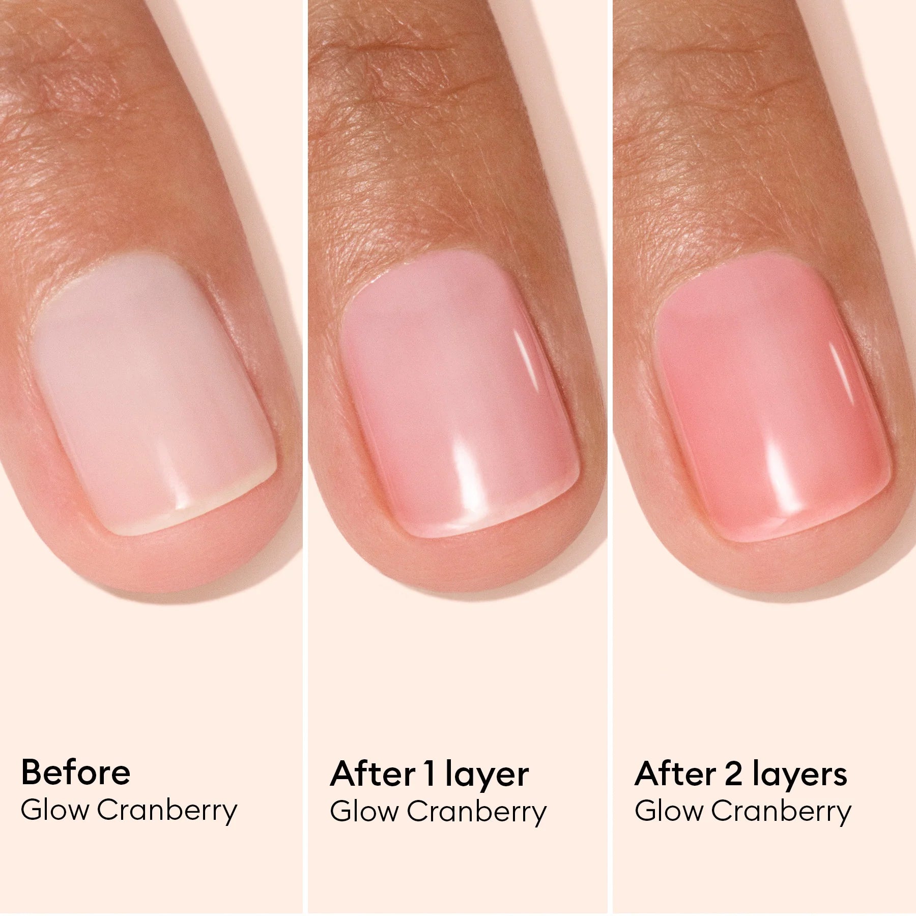 Active Glow Cranberry neglepleje fra Manucurist Paris – køb hos Butik Alrum