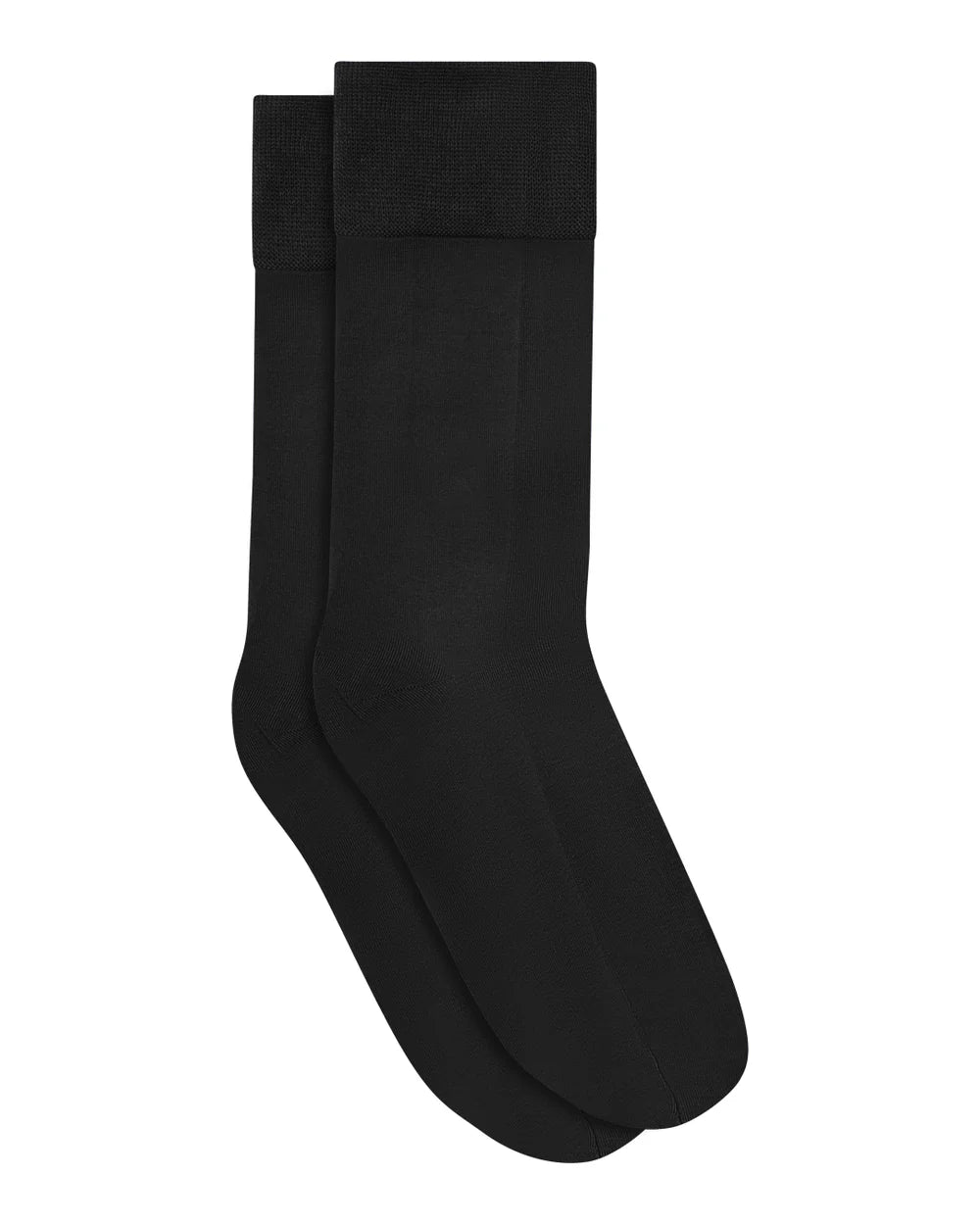 Alabama strømper i black i bomuld og modal fra FRAU – ultratynd ankelstrømpe med ribkant, køb hos butikalrum.dk