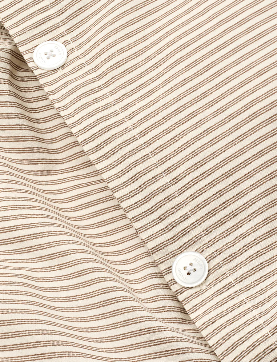 Sengetøj Brown Beach Stripe – køb hos butikalrum.dk