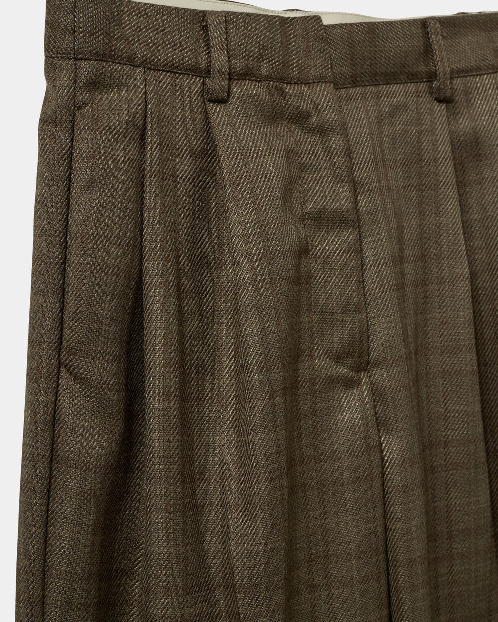 Tweedbukser fra Sofie Schnoor med wide leg og læg – køb til kvinder hos butikalrum.dk