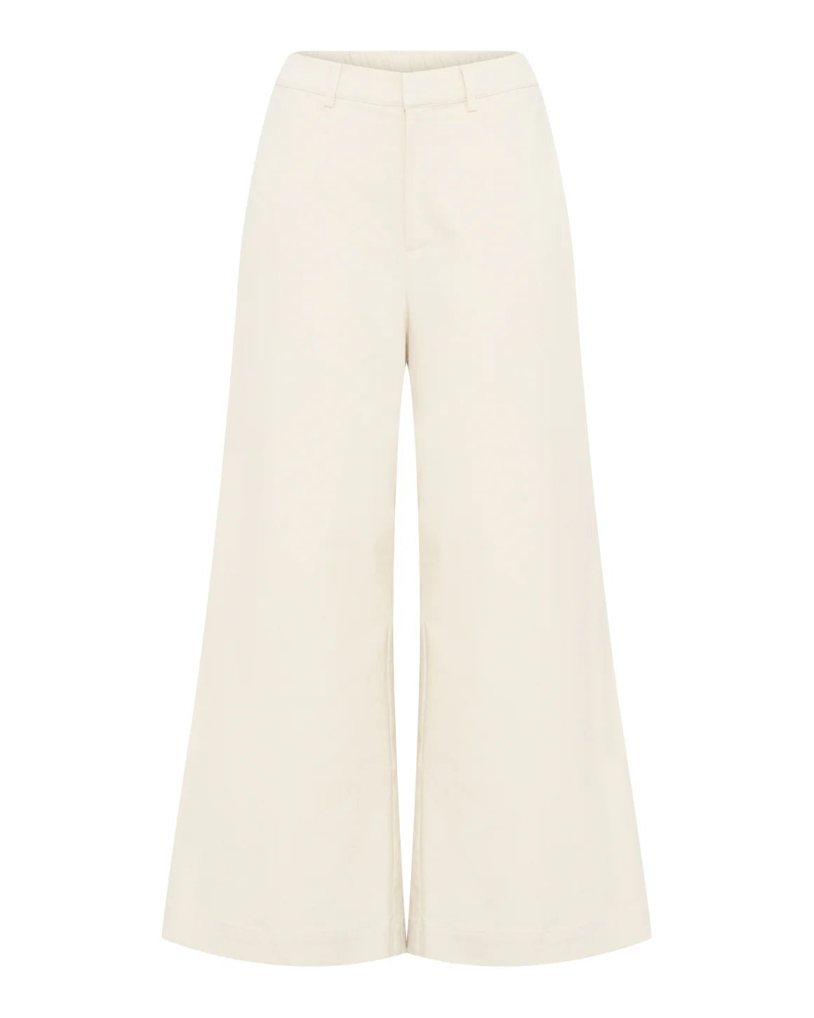 Chloe Pants i off white fra La Rouge med brede ben