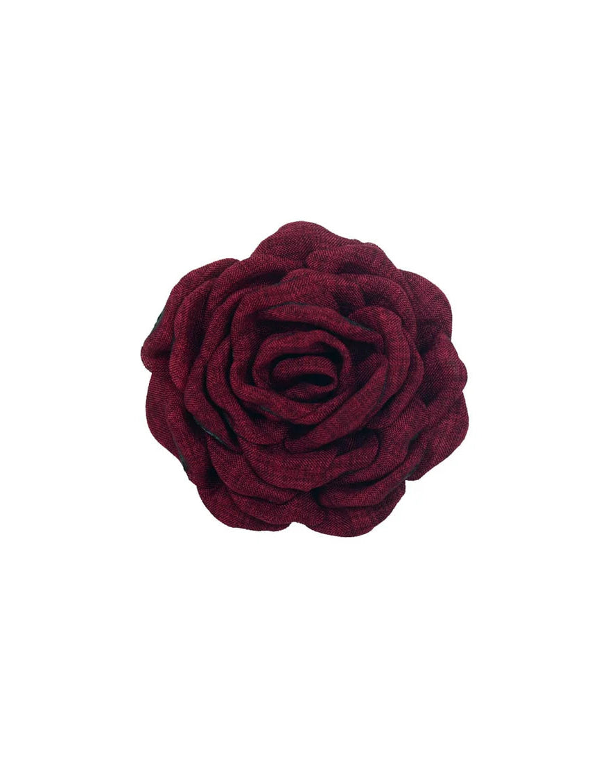 Daisy Hårklemme lille i bordeaux – køb hos butikalrum.dk