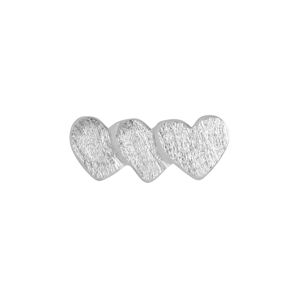 Domino Hearts 3 ørering 1 stk fra LULO Copenhagen i guld og sølv – køb hos butikalrum.dk