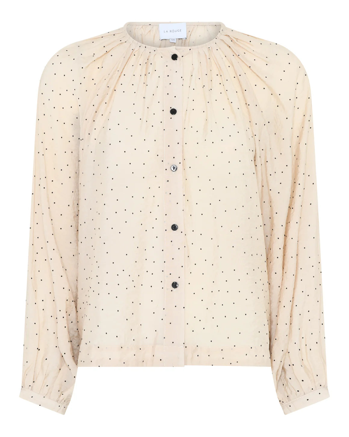 Prikket Dot Shirt med ballonærmer – køb hos butikalrum.dk