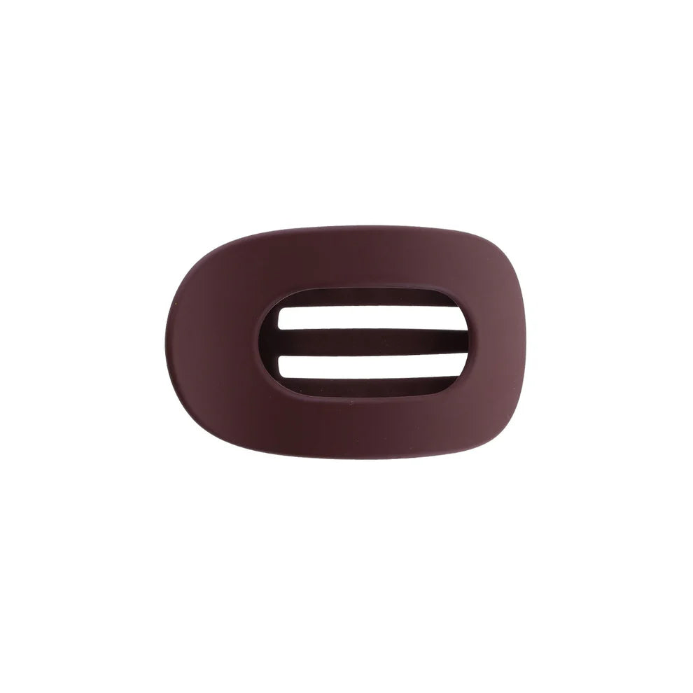 Eva hårklemme i mellem størrelse og mat bordeaux – komfortabel og trendy, køb hos butikalrum.dk