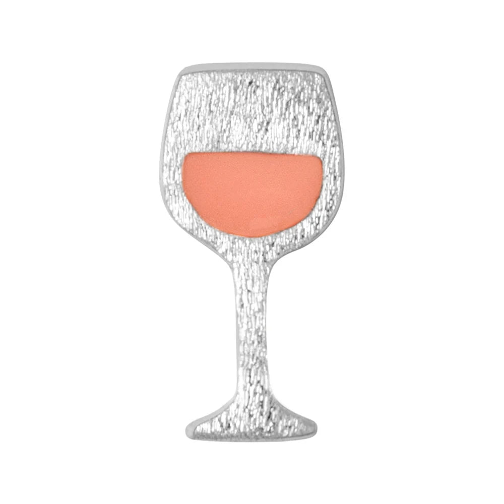 Friday Rosé ørering 1 stk Silver Plated fra LULU Copenhagen – køb hos butikalrum.dk