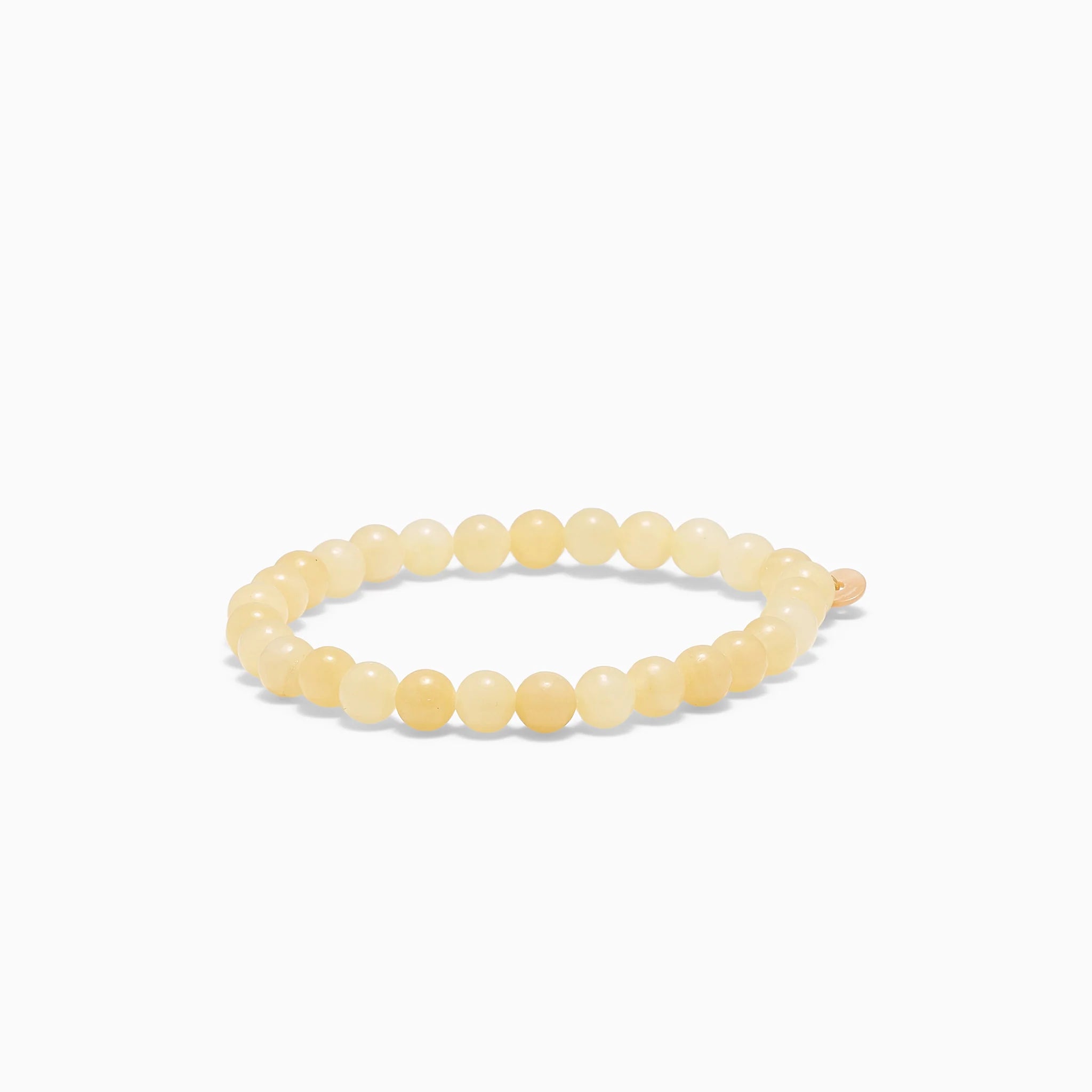 Essential Gul Jade Stretch armbånd fra Soï Copenhagen med natursten – køb hos Butik Alrum