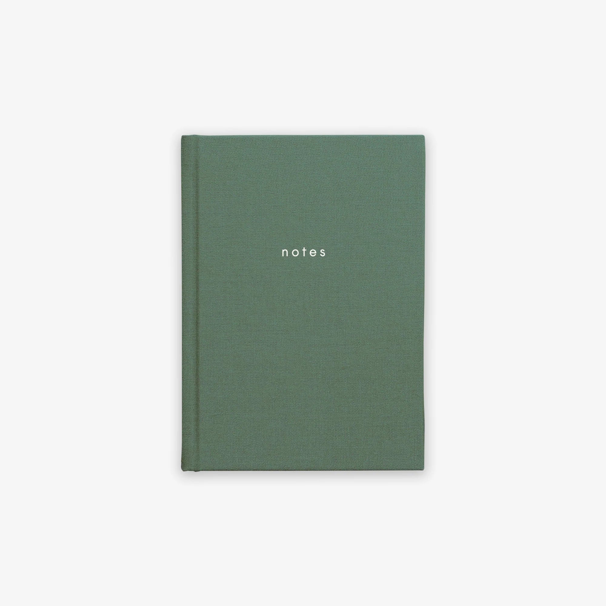 Kartotek Copenhagen Notes Hardcover notesbog støvet grøn – køb hos butikalrum.dk