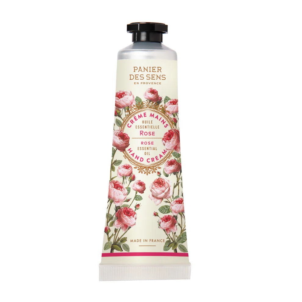 Mini håndcreme med sheasmør og rose, 97% naturlige ingredienser – vegan og dermatologisk testet hos butikalrum.dk