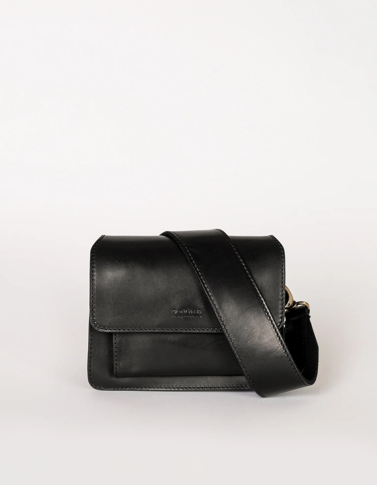 Harper Mini taske fra O My Bag i sort med to remme – køb hos butikalrum.dk.