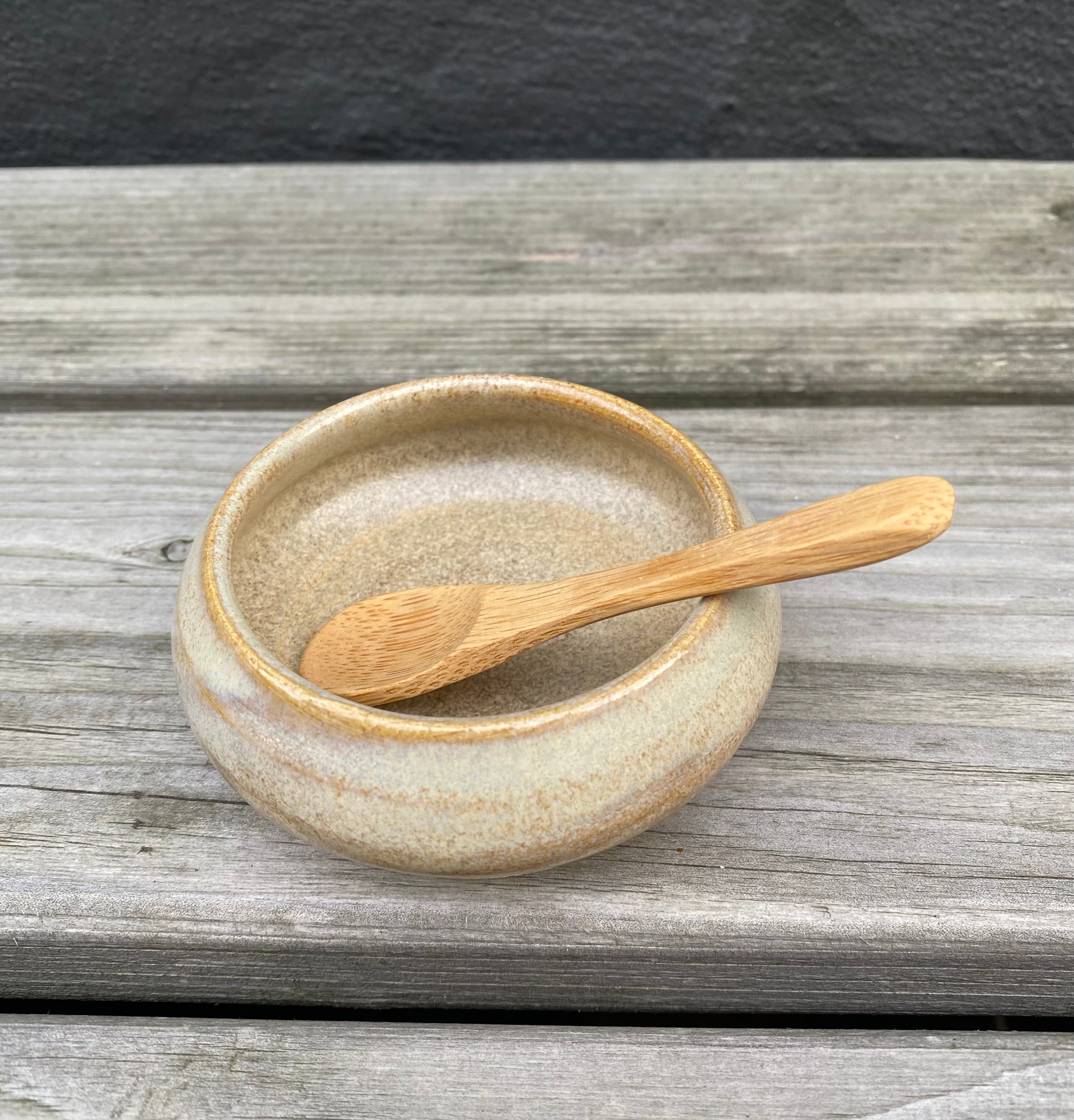 Saltkar m. ske - Guldkaramel