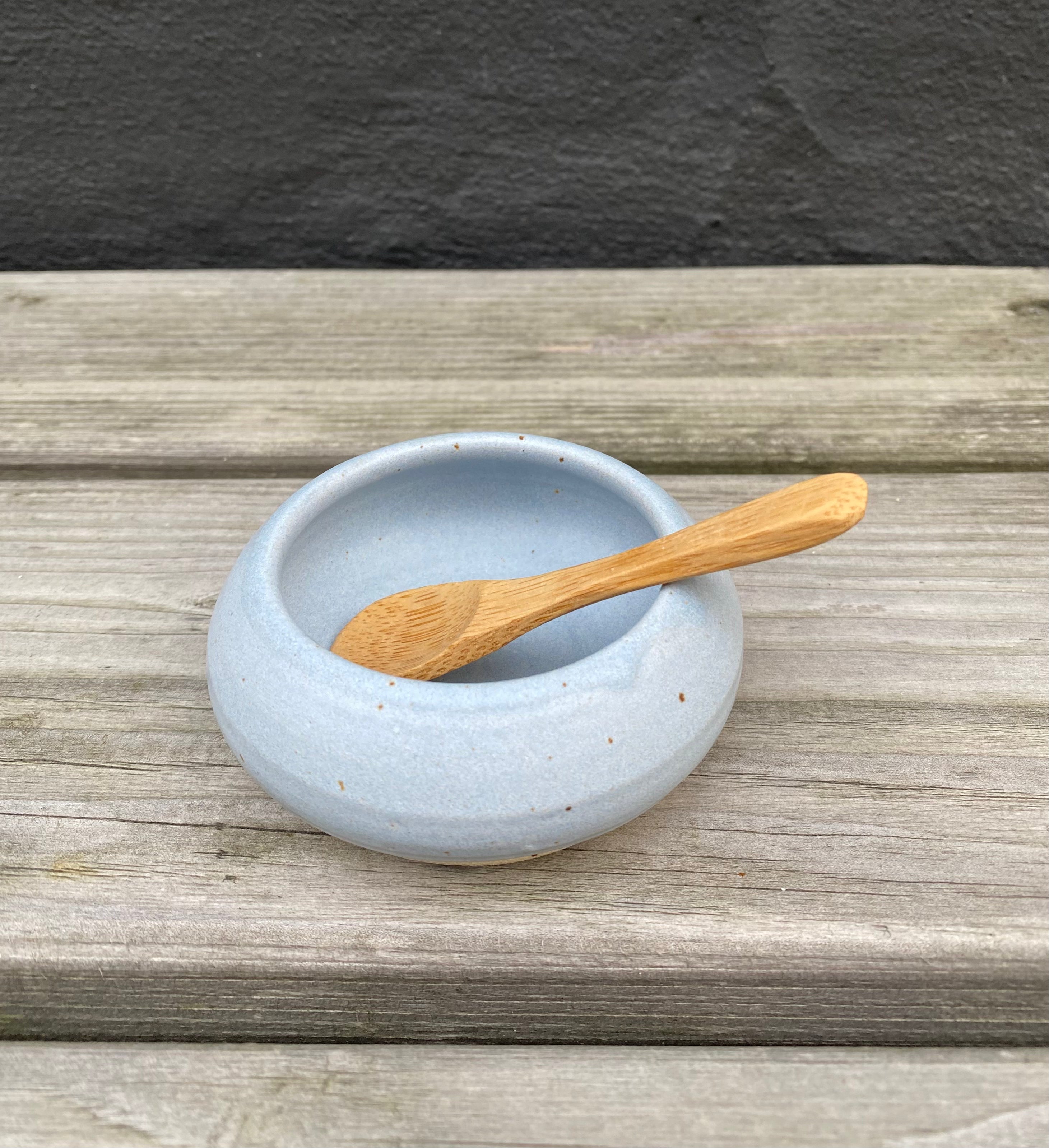 Vangs saltkar m. ske - Forglemmigej