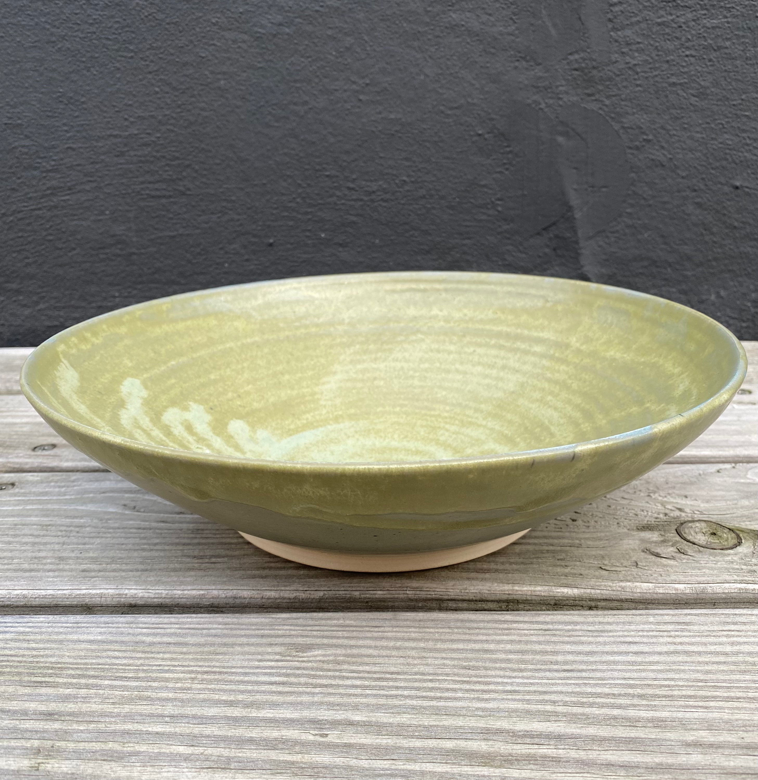 Stor skål - Muteret grøn