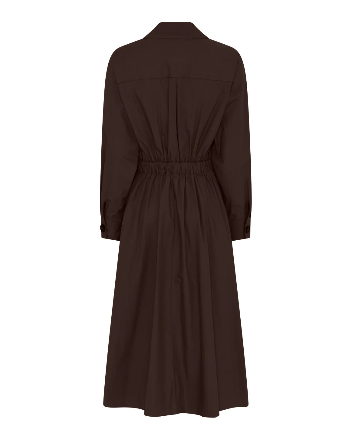 Bagsiden af Pia Dress med elegant fald og ren silhuet
