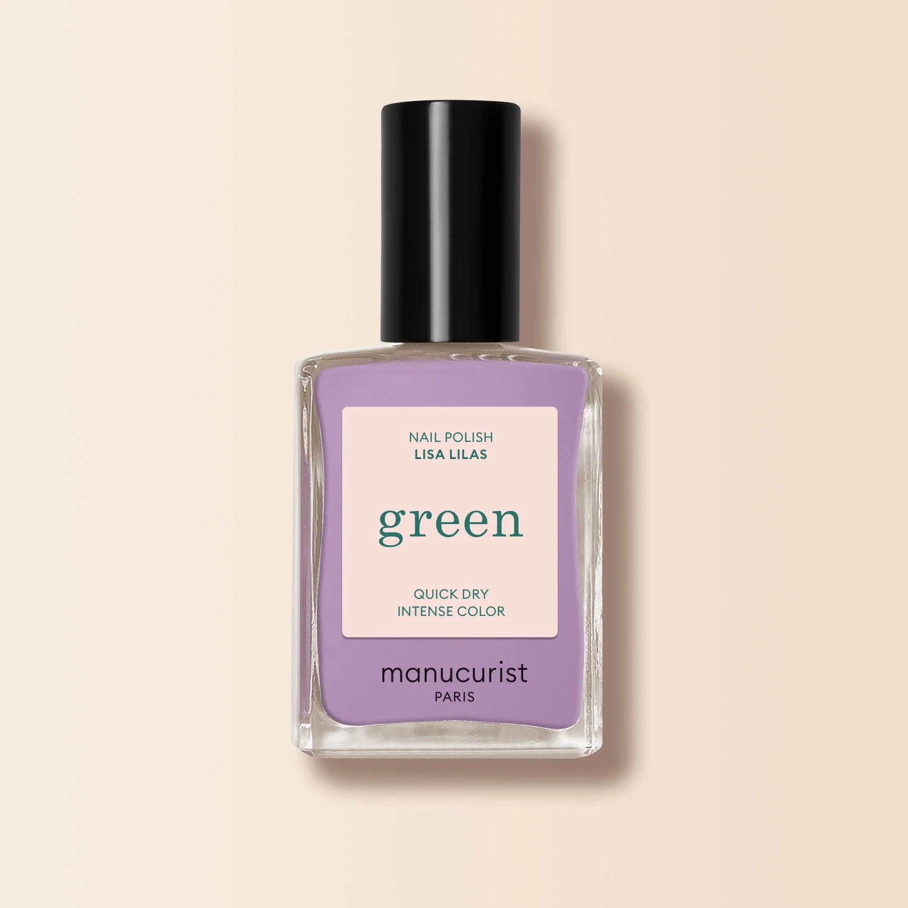 Lilas neglelak fra Manucurist Green serie med blød lilla farve og klassisk finish