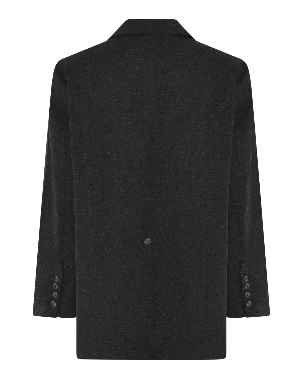 Malene Blazer i Black fra La Rouge med let oversized pasform og meleret kvalitet – køb hos butikalrum.dk.