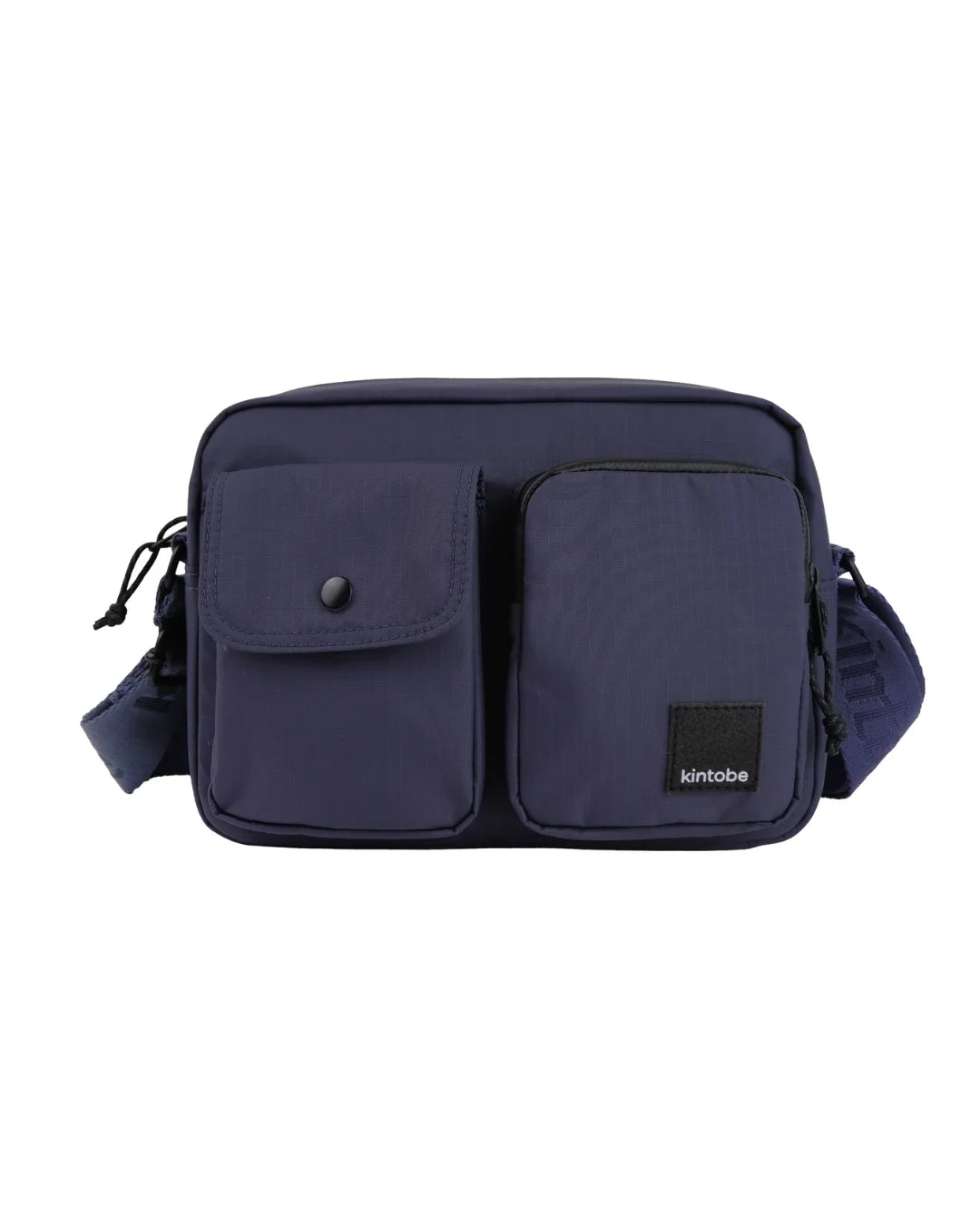 Miles messenger-taske i Midnight Blue med flere praktiske lommer – køb hos butikalrum.dk.