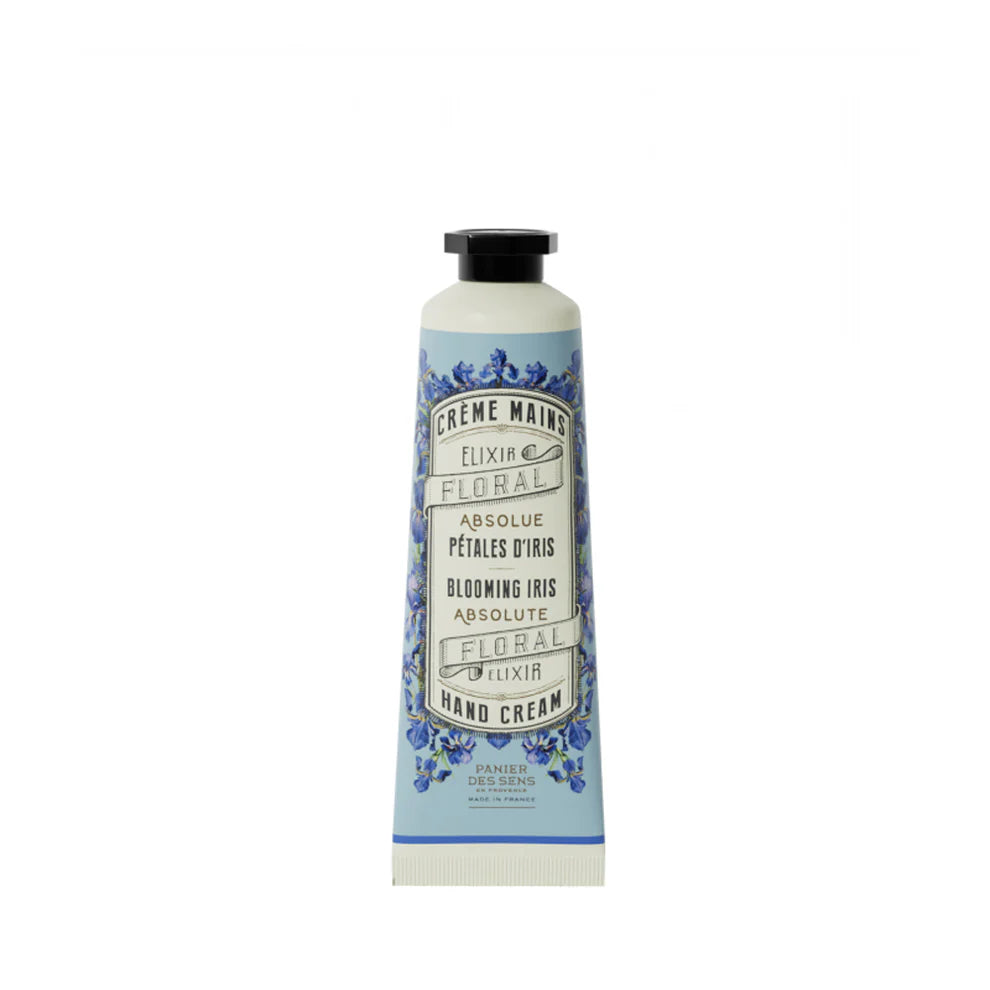 Mini håndcreme med sheasmør og blooming iris, 97% naturlige ingredienser – vegan og dermatologisk testet hos butikalrum.dk