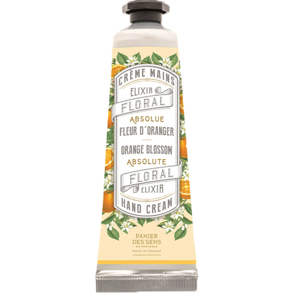 Mini håndcreme med sheasmør og orange blossom, 97% naturlige ingredienser – vegan og dermatologisk testet hos butikalrum.dk