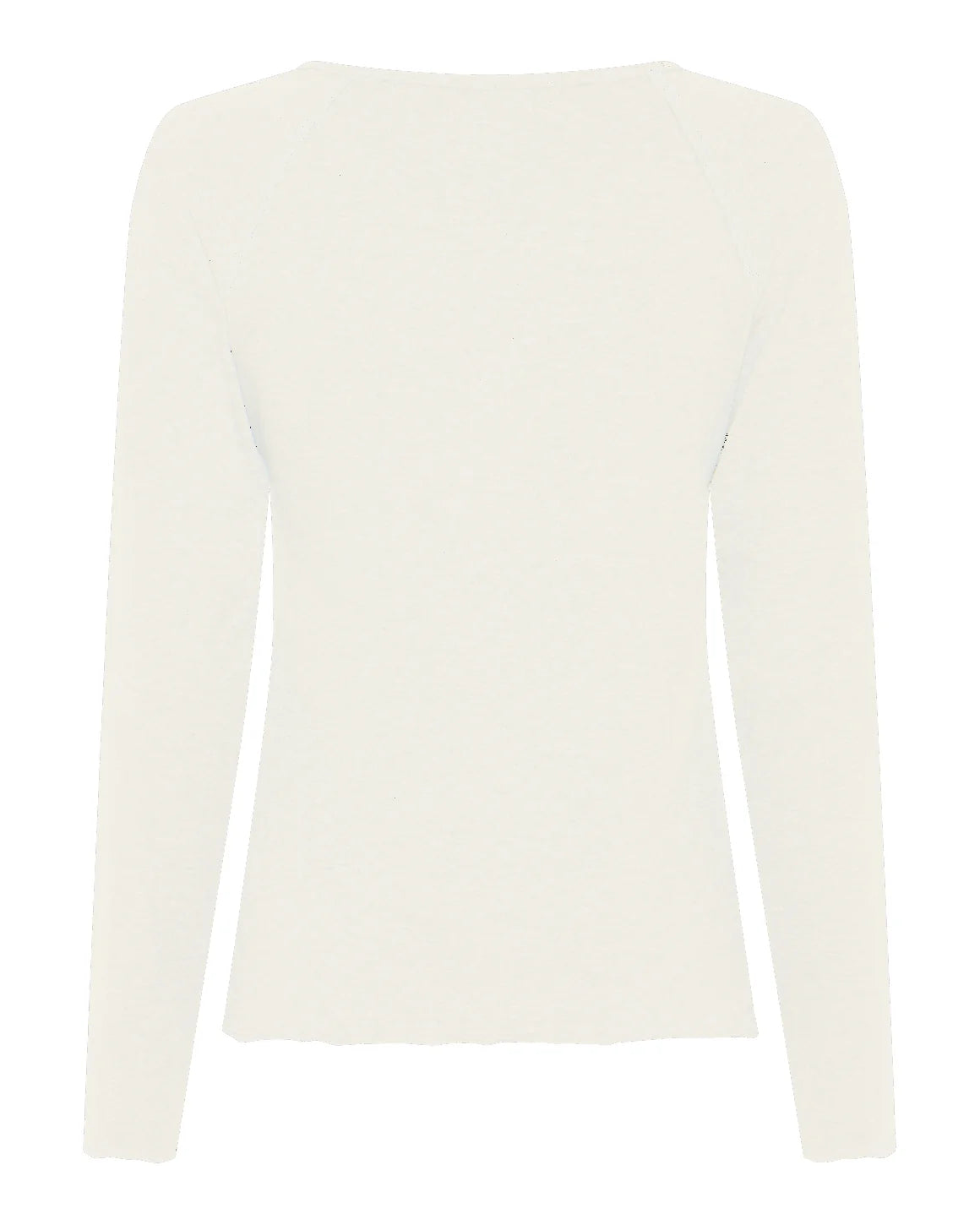 Line L/S langærmet T-shirt i Off White i blød viskose med raglanærmer – køb hos butikalrum.dk.